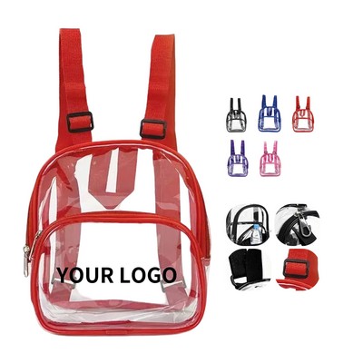 Clear PVC Mini Stadium Backpack