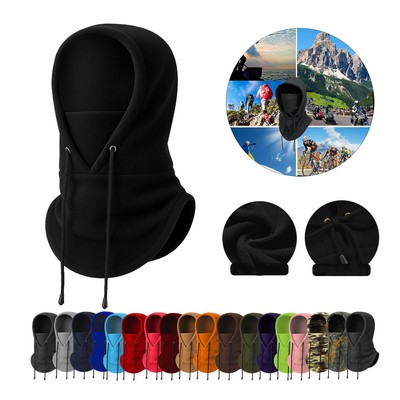 Warm Multifunctional Drawstring Bicycle Riding Face Mask