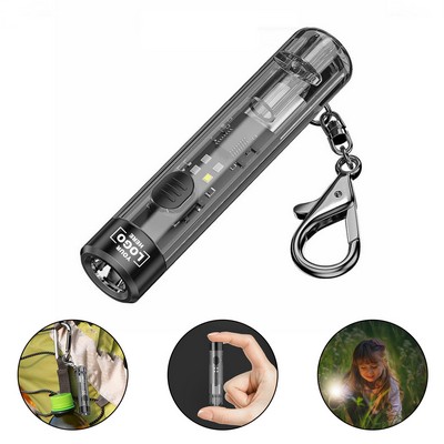Mini Rechargeable Keychain Flashlight