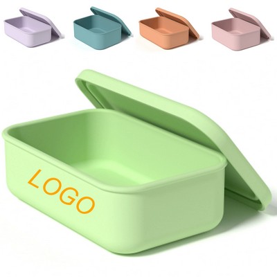 23 Oz. Silicone Rectangular Food Container Lunch Box