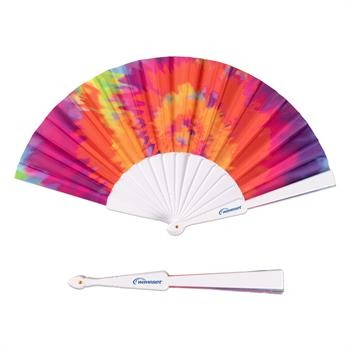 Tie-Dye Foldout Hand Fan