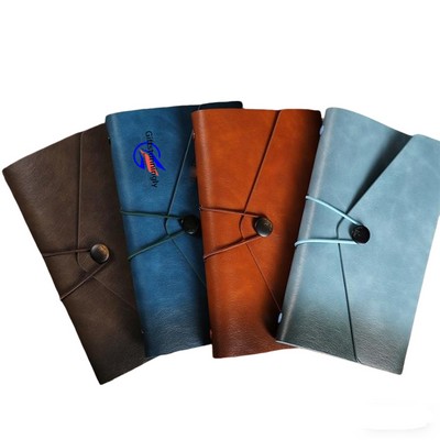 Vintage Leather Pocket Travel Notebook