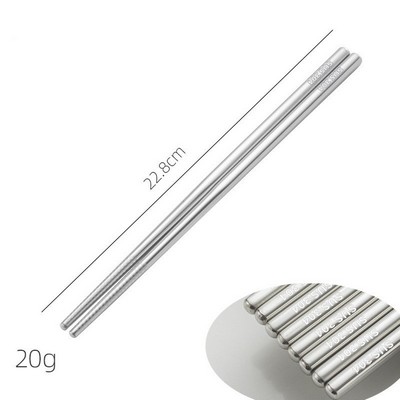 9" Stainless Steel Chopsticks