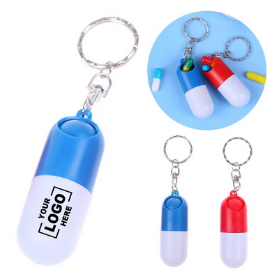 Capsule Shaped Pill Box