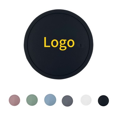 Custom Color Round Silicone Coaster