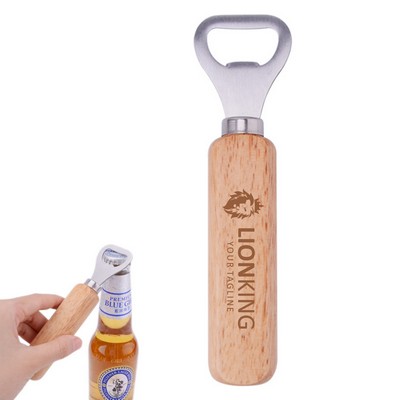 Engraved Wooden Bottle Opener