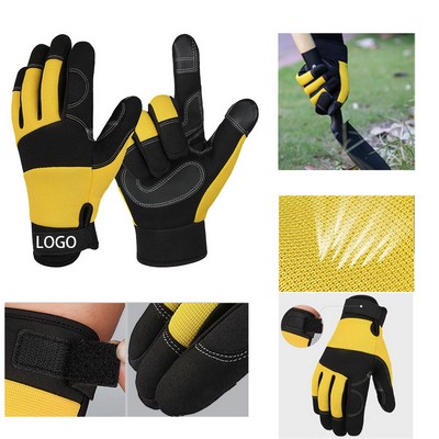 Touchscreen Anti-Slip Work Gloves