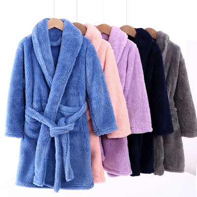 Solid Color Kids' / Infant Bathrobe