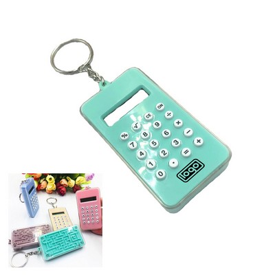 Small Calculator Key Chain