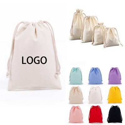 Cotton Muslin Drawstrings Bags