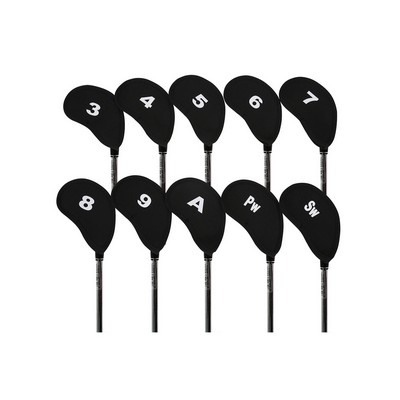 10pcs Golf Head Cover Set
