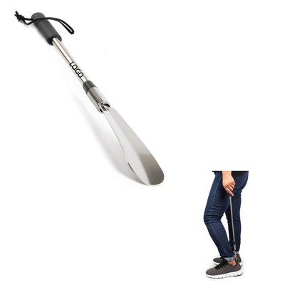 Collapses Stainless Steel Telescopic Spring Shoehorn