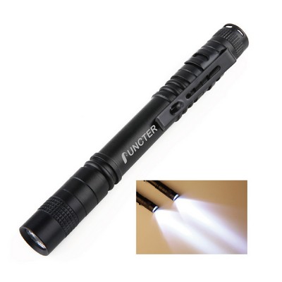Portable Pocket Flashlight with Clip Pen Light Mini Flashlight LED Powerful High Lumen