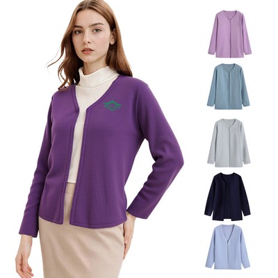 Comfortable Warm Cardigan Women Professional Sweater