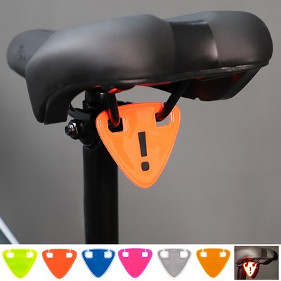 High Visibility Triangle Warning Sign Bicycle Reflective