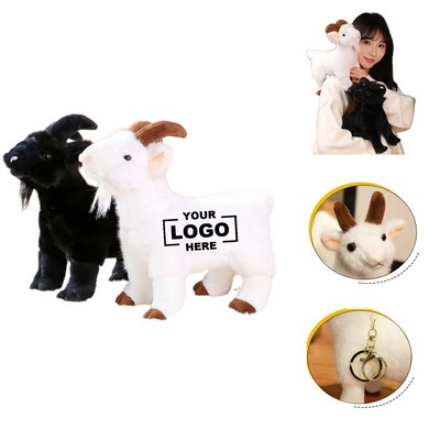 Simulated Goat Plush Toy Wholesale Doll Birthday Gift Cute Lamb Stuffed Animal