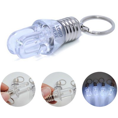 LED Mini Light Bulb Keychain