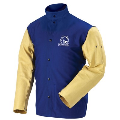 Black Stallion FRB9-30C/PS 9 OZ FR AND GRAIN PIGSKIN 30" HYBRID COAT