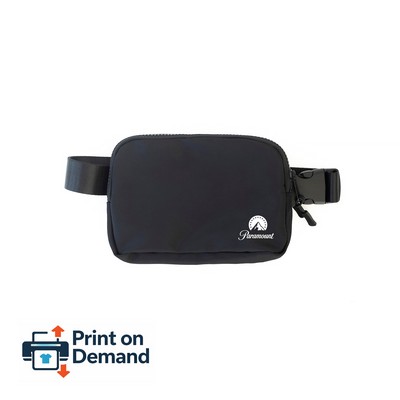 LL Crossbody Belt Bag Fanny Pack With Plastic Zipper (Print On Demand)