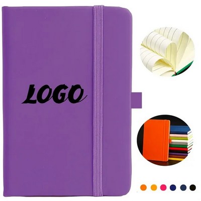 A5 Strap Notebook with Pen Holder Elastic Band