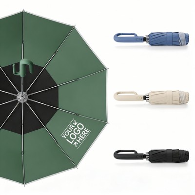 23-Inch Automatic Folding Umbrella with Loop Handle