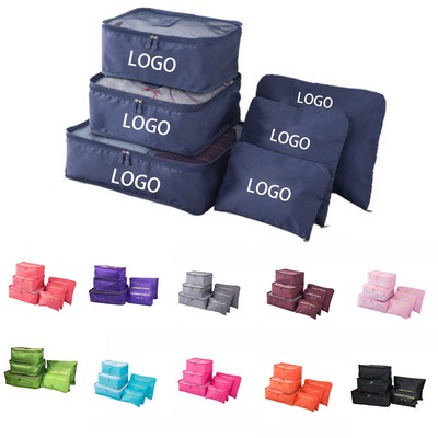 6-Piece Travel Luggage Packing Bag Set
