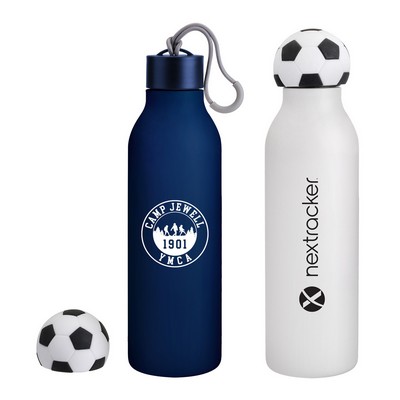 Soccer Top 25oz Double-Wall Stainless Bottle