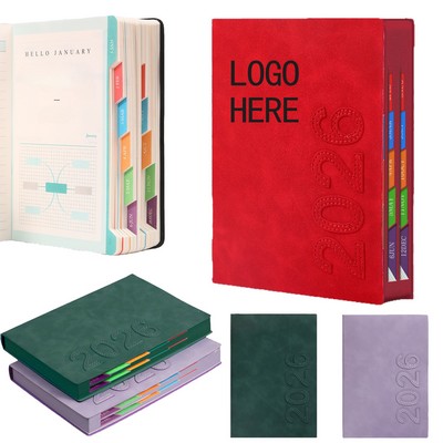 Premium Leather-Look Habit Daily Planner