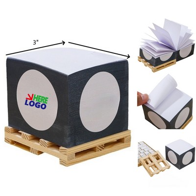Sticky Note Cube with Pallet