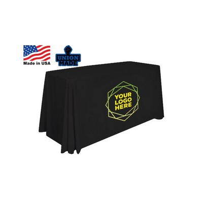 4' 4-Sided Milliken VISA Polyester Display Cloth (Full-Color Digital Print/ Union)