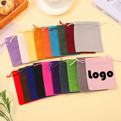 4 x 6 Deluxe Drawstring Velvet Pouch