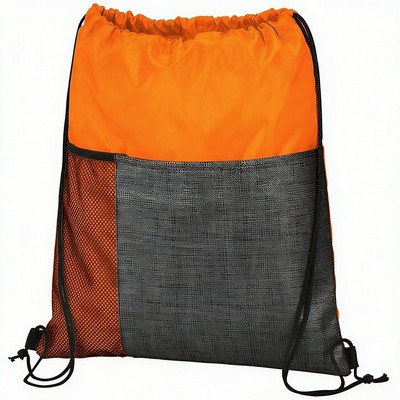 Drawstring Sportpack With Mesh Pocket