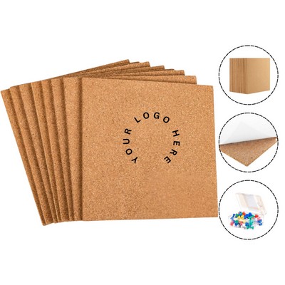 Square Cork Bulletin Board Tile