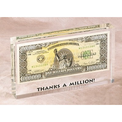 Lucite Rectangle Embedment (4"x5"x1")