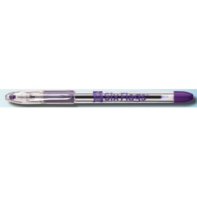 R.S.V.P. Capped Ballpoint Pen - Violet Trim/Black Ink