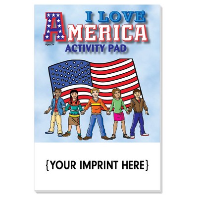 I Love America Activity Pad