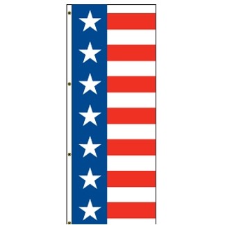 America Forever Free Flying Flag Drape (Star/Stripes)