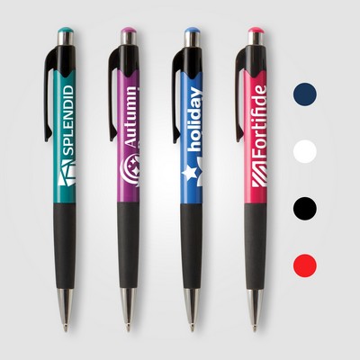 Smoothy Plastic Solid Pen - Silkscreen