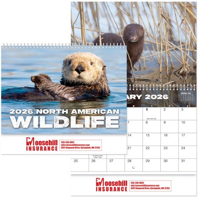 Wildlife Wall Calendar Spiral