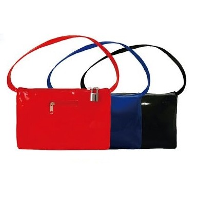 Patent Leather Lock Bag