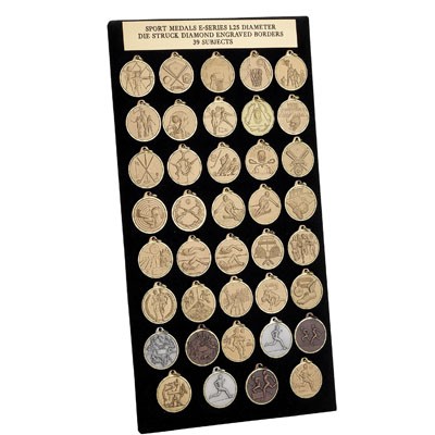 Display for E Series Sports Medals