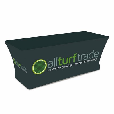 TruFit Stretch Fabric Table Throw, Full-Color, Dye-Sublimation 8'L