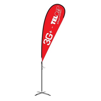 Flex Blade® LX Kit, Double-Sided Teardrop Banner Flag 9'H