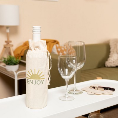 4.5 Oz. Muslin Wine Tote