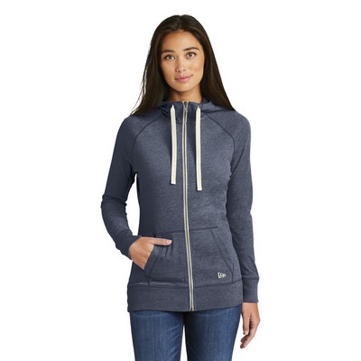 New Era® Women's Sueded Cotton Blend Full-Zip Hoodie.