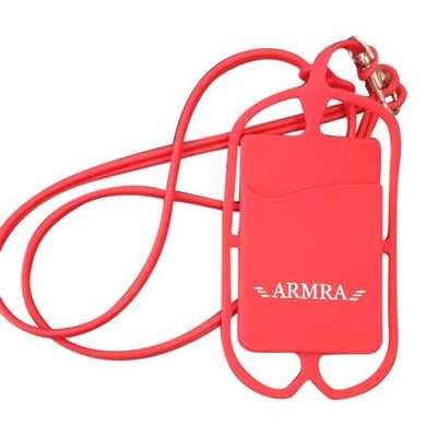 Silicone Phone Card Holder