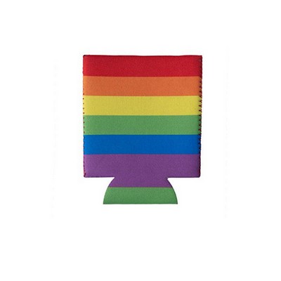 Rainbow Neoprene Beer Can Cooler Holder