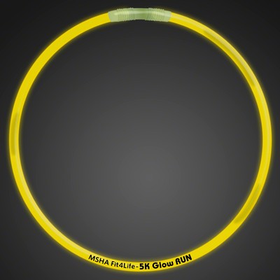 22" Yellow Glow Necklace - PRINTED