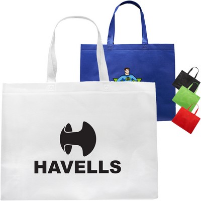Jumbo Size Durable W/ Gusset Tote Bag (15.5" X 3.5" X 14")