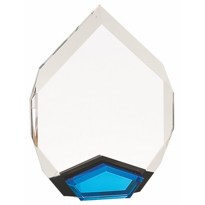 6" x 8" Blue Marquis Acrylic